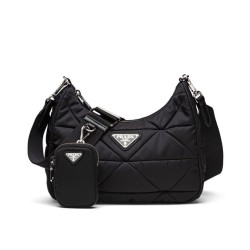 Prada Qualità superiore replica a spalla imbottita in nylon 1BC151