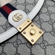 Ophidia Borsa piccola con manico superiore e Web 651055 Bianco