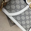 Ophidia Borsa piccola con manico superiore e Web 651055 Bianco