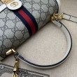 Ophidia Borsa piccola con manico superiore e Web 651055 Bianco