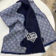 Sciarpa a goccia con monogramma MP3255 Sciarpa a goccia con monogramma MP3255