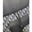 Zaino Christian Dior Saddle blu scuro