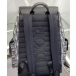 Zaino Christian Dior Saddle blu scuro