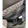 Zaino Christian Dior Saddle blu scuro