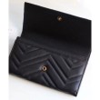 Alta gamma replica Dettagli perfetti GG Marmont continental wallet 443436