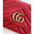 Dettagli perfetti Portafoglio GG Marmont continental 443436 Rosso