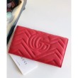 Dettagli perfetti Portafoglio GG Marmont continental 443436 Rosso