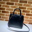 1955 Horsebit Borse Imitazioni piccola con manico superiore 621220 Nero