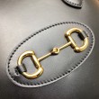 1955 Horsebit Borse Imitazioni piccola con manico superiore 621220 Nero