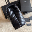 Borsa a tracolla Monogram con busta lunga YSL Saint Laurent Nera Borsa a tracolla Monogram con busta lunga YSL Saint Laurent Nera