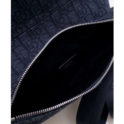 Borsa da Saddle obliqua Christian Dior nera