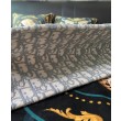 Borsa tote Christian Dior con ricamo obliquo Dior grigia