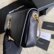 Dettagli perfetti Imitazioni borse griffate nappa YSL Saint Laurent kate 99 nera