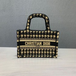 Bora Pari all'originale replica tote Christian Dior Mini Book nera / gialla