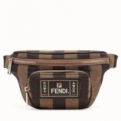 Marsupio Fendi In Tessuto Con Motivo A Righe Pequin