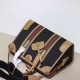 Borsa Gucci media in tela con manico superiore 715666 blu Borsa Gucci media in tela con manico superiore 715666 blu