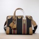 Borsa Gucci media in tela con manico superiore 715666 blu Borsa Gucci media in tela con manico superiore 715666 blu