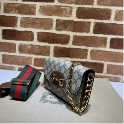 Mini borsa Gucci Horsebit 1955 724713 Marrone Mini borsa Gucci Horsebit 1955 724713 Marrone