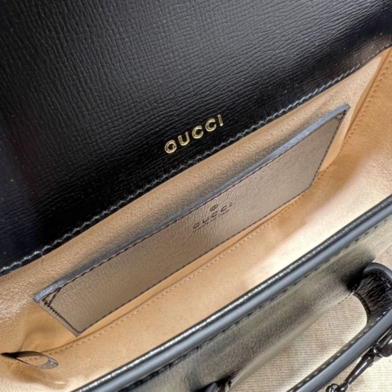 Borse Firmate Replica a tracolla piccola Gucci Horsebit 1955 726226 Nera Borse Firmate Replica a tracolla piccola Gucci Horsebit 1955 726226 Nera