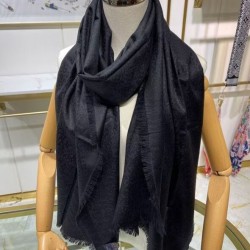 Sciarpa monogramma da donna Louis Vuitton nera