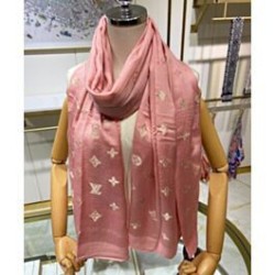 Sciarpa Monogram Donna Louis Vuitton Rosa