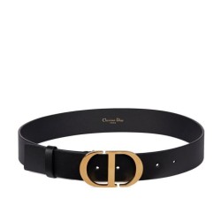Alta gamma replica Cintura Christian Dior 30 Montaigne nera
