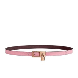 Pari all'originale replica Cintura reversibile Hermes Lucky 15 color malva