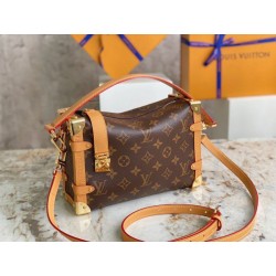 Bauletto laterale LV in tela monogramma M46358