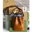Borsa a secchiello Gucci Diana Mini 724667 Caffè