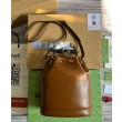 Borsa a secchiello piccola Gucci Diana 724652 Caffè