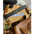 Borsa a secchiello piccola Gucci Diana 724652 Caffè