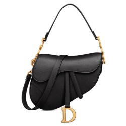 Qualità superiore replica a sella Christian Dior con cinturino nero