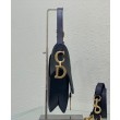 Qualità superiore replica a sella Christian Dior con cinturino nero