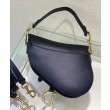 Qualità superiore replica a sella Christian Dior con cinturino nero