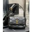 Borsa A Spalla YSL Saint Laurent Le 57 In Pelle Di Agnello Trapuntata 698567 Nera