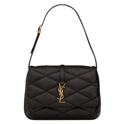 Borsa A Spalla YSL Saint Laurent Le 57 In Pelle Di Agnello Trapuntata 698567 Nera