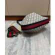 Borsa a tracolla grande Gucci Attache 702823 blu scuro