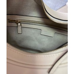 Borsa a tracolla grande Gucci Attache 702823 Crema