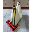 Borsa a tracolla grande Gucci Attache 702823 Crema
