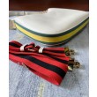 Borsa a tracolla grande Gucci Attache 702823 Crema