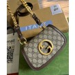 Qualità premium Borse Replica Gucci Blondie Mini 724645 Caffè scuro