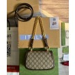 Qualità premium Borse Replica Gucci Blondie Mini 724645 Caffè scuro