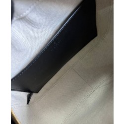 Borsa a tracolla in pelle Gucci GG Matelasse 702234 nera