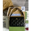 Imitazioni borse griffate a tracolla in pelle Gucci Matelasse 702200 nera