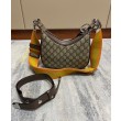 Borse Firmate Replica a tracolla piccola Gucci Attache 699409 Caffè scuro