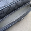 Borsa a tracolla piccola Ophidia Gucci 723312 grigia