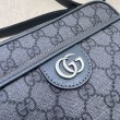 Borsa a tracolla piccola Ophidia Gucci 723312 grigia