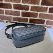 Borsa a tracolla piccola Ophidia Gucci 723312 grigia