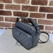 Borsa a tracolla piccola Ophidia Gucci 723312 grigia