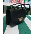 Borsa a tracolla Prada Saffiano nera